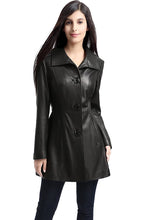 Load image into Gallery viewer, Women Genuine Leather Fashion Long Coat (Free Home Delivery Within 7 To 10 Days Worldwide)
