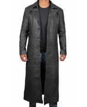 Load image into Gallery viewer, Premium Quality Genuine Sheep Soft Leather Long Coat/Overall  (Free Home Delivery Within 7 To 10 Days Worldwide)
